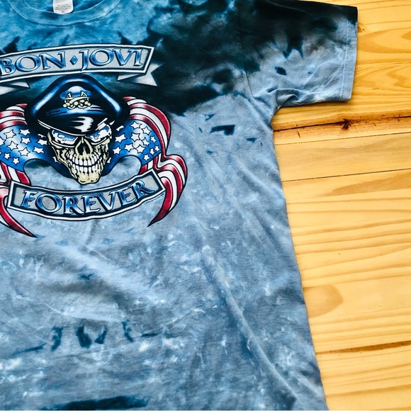 Vintage  Bon Jovi Forever Tie Dye T-Shirt XL  Tour 2006 - Picture 12 of 12